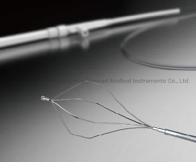 Endoscopic Devices Rotatable Biliary Disposable Stone Extraction Basket for Ercp Wth CE Certificate