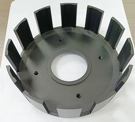 CNC Machining Milling Parts Hard Anodized 7075 Billet Aluminum Clutch Basket for Racing
